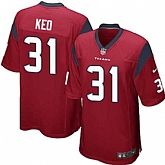 Nike Men & Women & Youth Texans #31 Keo Red Team Color Game Jersey,baseball caps,new era cap wholesale,wholesale hats